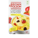 brown & po,son Custard Powder